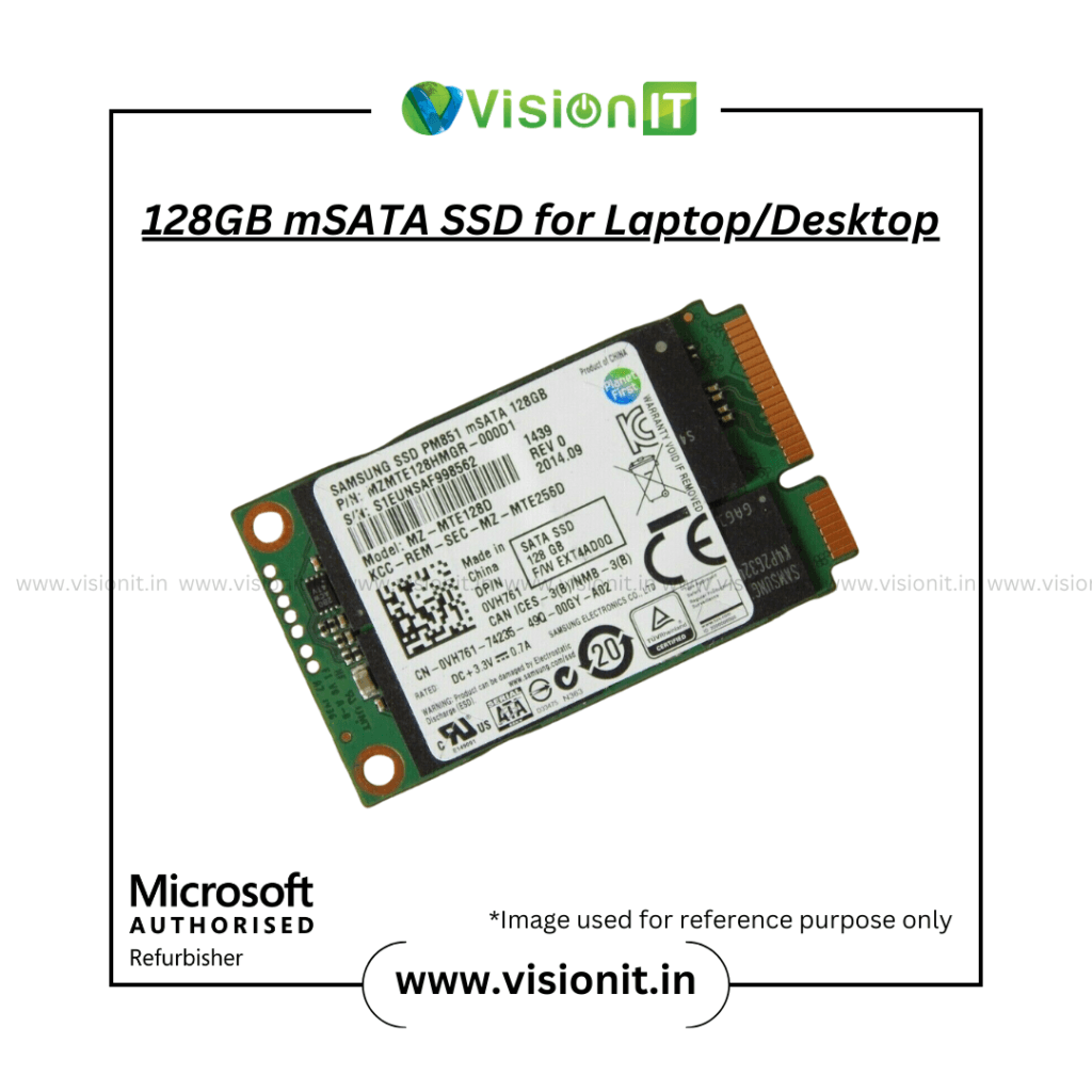 128GB mSATA SSD – Compact & High-Speed Storage for Laptops & Desktops