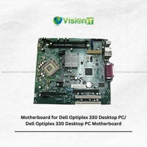Motherboard for Dell OptiPlex 330 with LGA775 socket, DDR2 slots, and onboard Intel graphics.