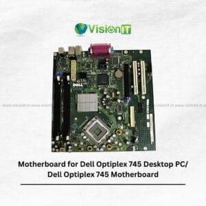 Motherboard for Dell Optiplex 745 Desktop PC with LGA775 socket, DDR2 RAM support, and integrated Intel graphics for basic computing