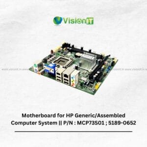 HP MCP73S01 5189-0652 Motherboard for HP Generic/Assembled Computer Systems