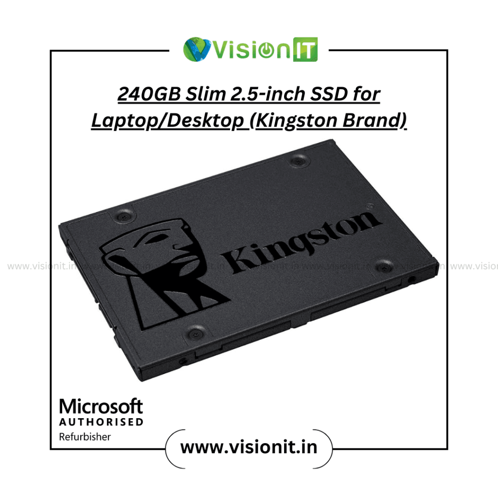 Buy Kingston 240GB Slim 2.5-inch SSD – Fast, Reliable Storage for Laptops & Desktops