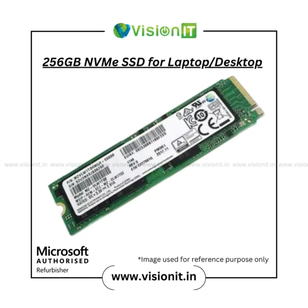 256GB NVMe SSD – High-Speed Storage for Laptops & Desktops