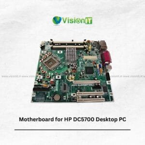 HP DC5700 Desktop PC motherboard with DDR2 support, LGA775 socket, and BTX design for optimal airflow