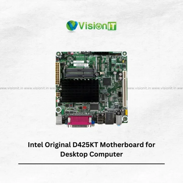 Intel Original D425KT Motherboard for Desktop Computer with integrated Atom processor, tested for reliable use in compact PC builds