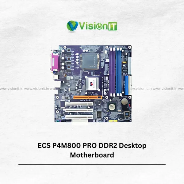 VIA Chipset ECS P4M800 Pro DDR2 motherboard for desktop, compatible with Intel CPUs