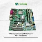 Motherboard for HP-Compaq Computer P/N: 380356-001 – Intel 945G chipset, DDR2 RAM, PCIe slots, and onboard audio.