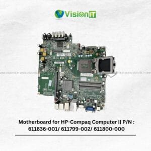 Motherboard for HP-Compaq Computer P/N: 611836-001/611799-002/611800-000 – LGA 1155 socket, DDR3 RAM, Intel HD Graphics.