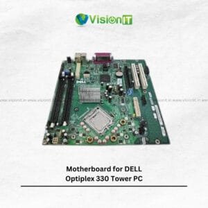 Motherboard for Dell OptiPlex 330 Tower PC with LGA775 socket, DDR2 memory slots, PCIe expansion, and USB/SATA ports