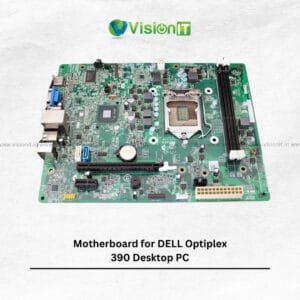 Motherboard for Dell OptiPlex 390 Desktop PC with Intel H61 chipset, DDR3 RAM, and PCIe expansion support