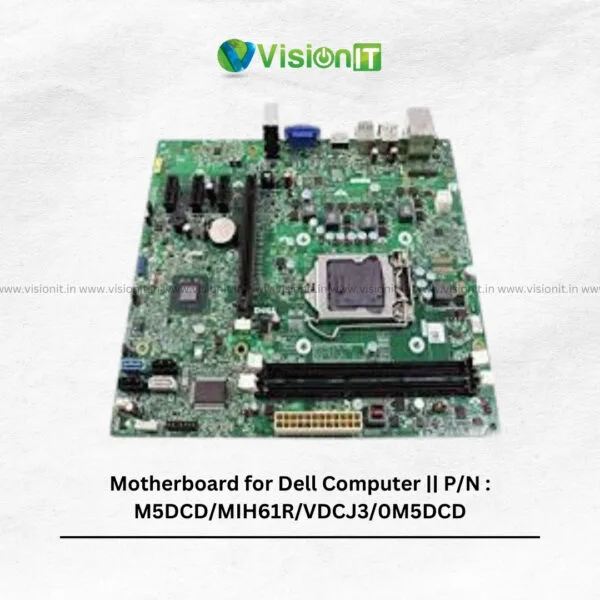 Motherboard for Dell Computer || P/N : M5DCD/MIH61R/VDCJ3/0M5DCD