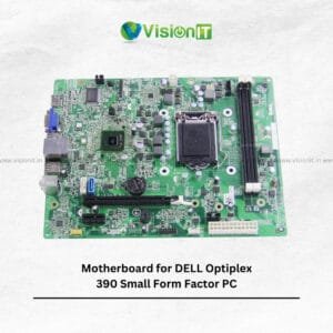 Motherboard for DELL OptiPlex 390 SFF PC with Intel H61 chipset, DDR3 RAM, and PCIe slots