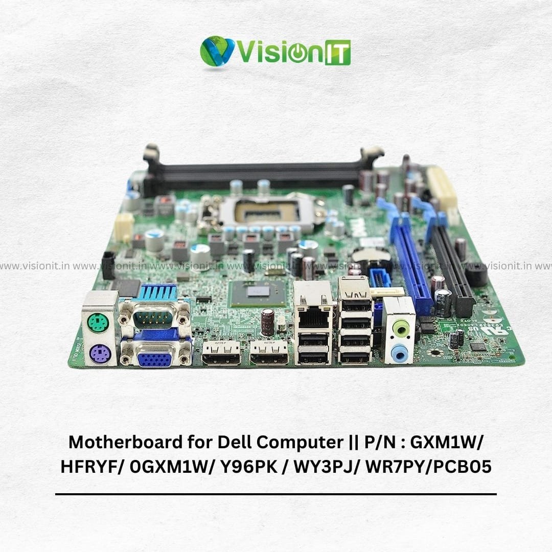 Motherboard for Dell Computer || P/N : GXM1W/ HFRYF/ 0GXM1W/ Y96PK / WY3PJ/ WR7PY/PCB05 - Image 2