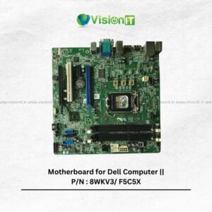 Dell 8WKV3 F5C5X motherboard with LGA 1150 socket, DDR3 support, PCIe slots, and RAID-enabled SATA ports