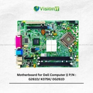 Dell G261D/K075K/0G261D motherboard with Intel G41 chipset, LGA775 socket, and DDR2 RAM support