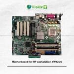 Motherboard for HP Workstation XW4200 with Intel 915G chipset, PCIe, DDR RAM, Hyper-Threading CPU support – VisionIT Peripherals India.