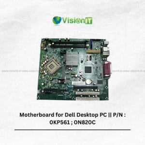 Dell 0KP561/0N820C motherboard with LGA775 processor support, DDR2 RAM, onboard graphics, and PCI slots