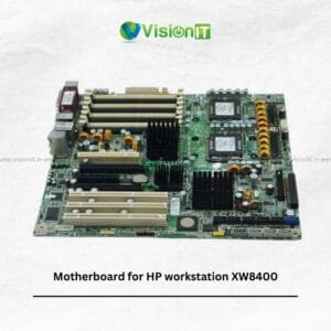 Motherboard for HP Workstation XW8400 with Intel 5000X chipset, dual Xeon support, and ECC memory – available now at VisionIT Peripherals.