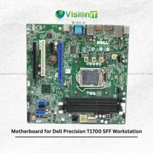 Motherboard for Dell Precision T1700 SFF Workstation with Xeon support, DDR3 memory, and USB 3.0 ports for compact workstations