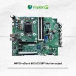 HP EliteDesk 800 G3 SFF motherboard with USB, audio, and expansion ports for compact desktop systems