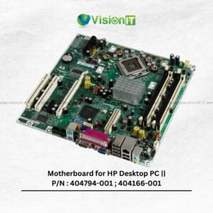 HP Desktop Motherboard 404794-001 ; 404166-001 with LGA775 support, DDR2 RAM, and integrated audio