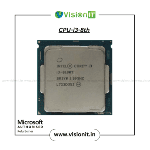 Intel Core i3-8th Processor – Great speed and performance for modern tasks.