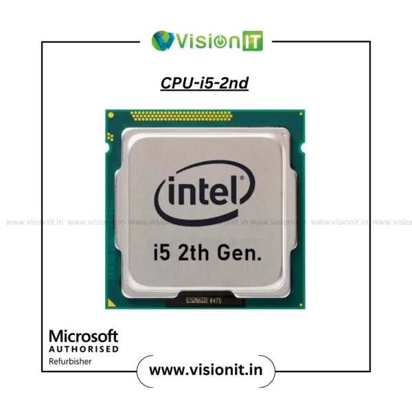 Intel Core i5-2nd Generation Processor – Affordable and efficient for everyday use.
