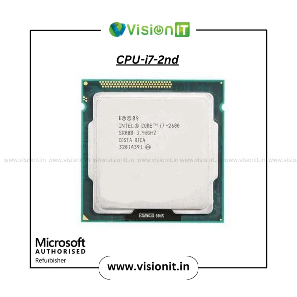 Intel Core i7-2nd Generation Processor – High-speed CPU for multitasking, productivity & media creation.