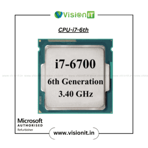 Intel Core i7-6th Generation Processor – High-speed CPU for gaming, editing, multitasking, and content creation.