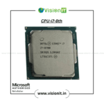 Intel Core i7-8th Generation Processor – High-speed CPU for gaming, editing & professional tasks.