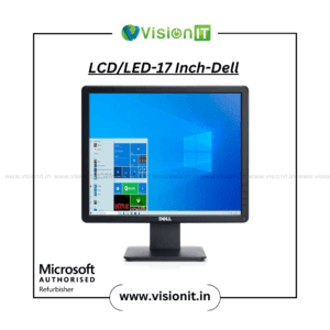 Dell 17-inch LCD/LED monitor with sharp visuals, energy-efficient design, and durable performance.