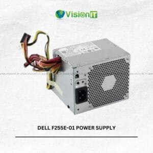 Dell F255E01 desktop SMPS with low-noise fan for efficient power