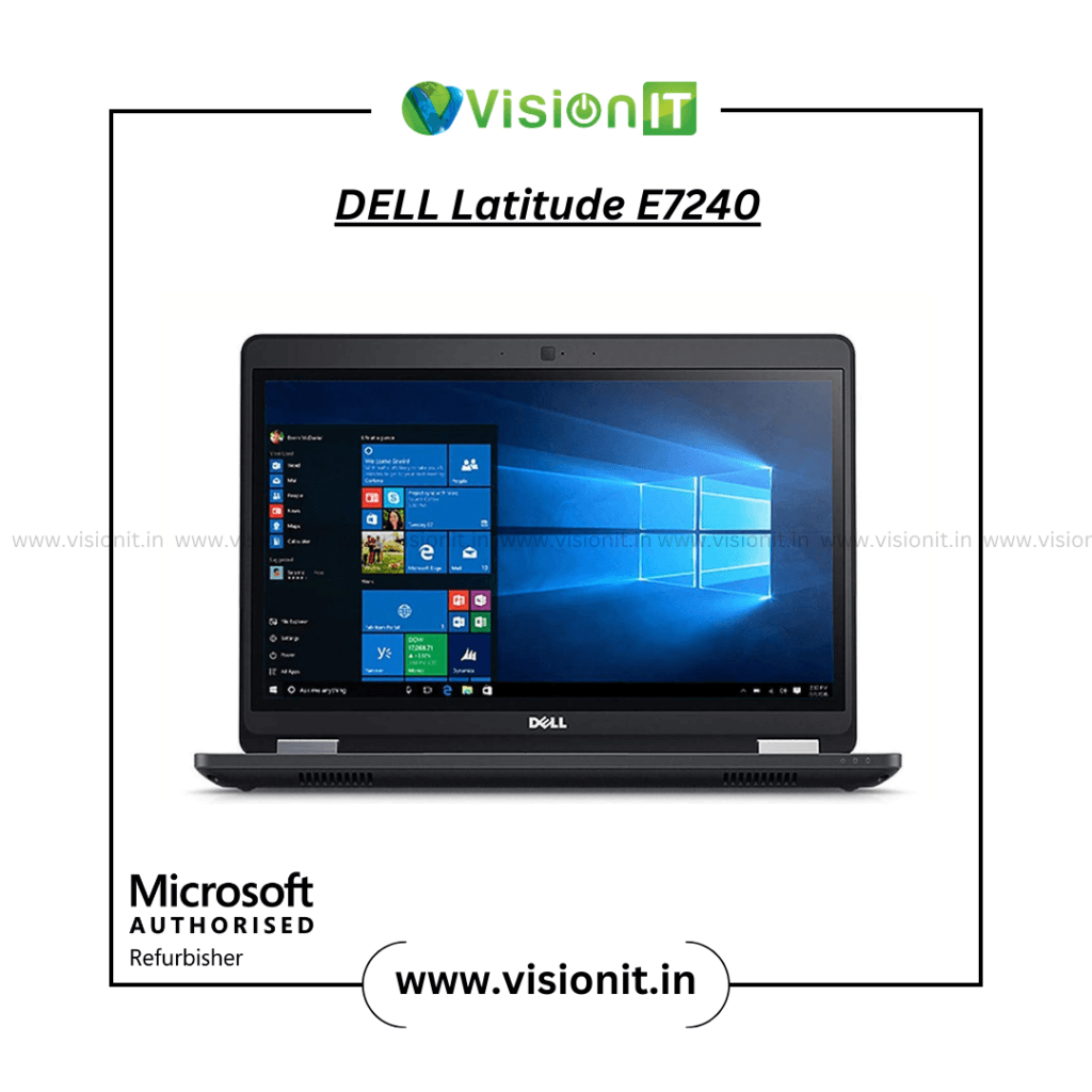 Refurbished DELL Latitude E7240 i7 4600U with mSATA SSD, 12.5-inch ultra-portable business laptop.