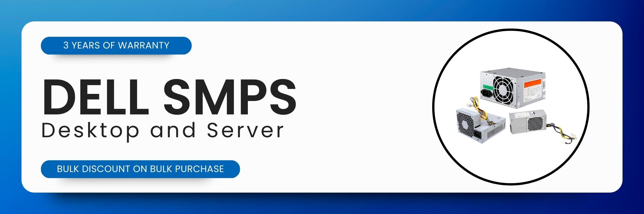 Dell desktop power supply SMPS for PC replacement in India