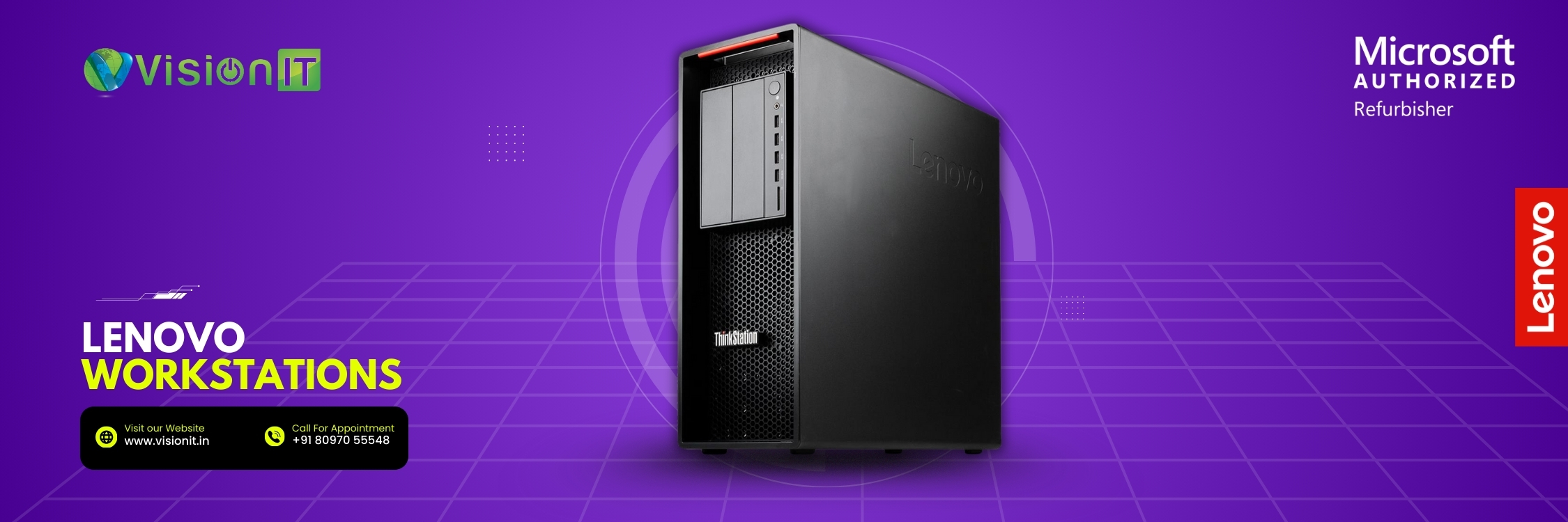 Lenovo Workstation desktop for engineering, design, and high-performance business computing in India