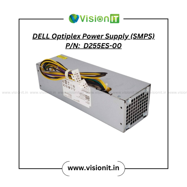 The DELL Optiplex D255ES00 Power Supply ensures stable performance, efficiency, and durability for your Dell desktop.
