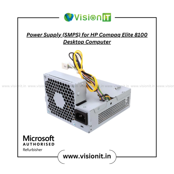 Reliable SMPS for HP Compaq Elite 8100 Desktop Computer ensures consistent power for stable, high-performance computing