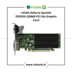 NVIDIA GeForce Sparkle 7200GS 128MB PCIe graphic card for desktop PC upgrade