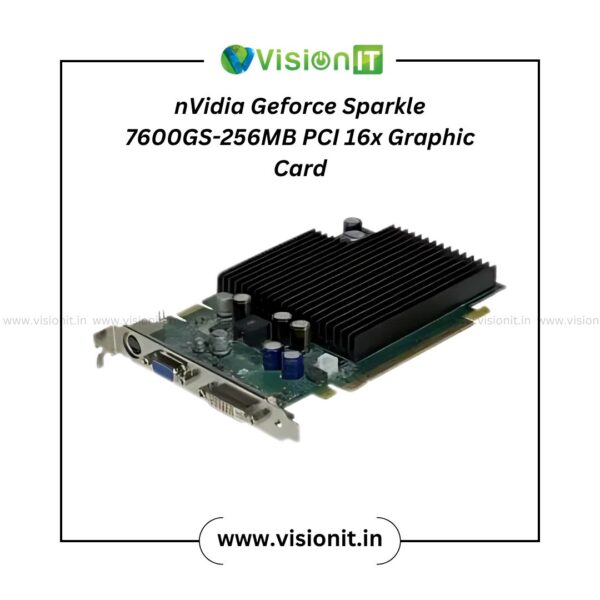 nVidia GeForce Sparkle 7600GS 256MB PCI 16x Graphics Card for Gaming and Multimedia