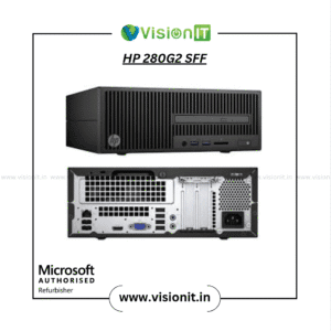 HP 280 G2 SFF PC with 6th Gen Intel Core processor, DDR4 RAM, SSD or HDD storage, and Windows 10/11 Pro for business computing