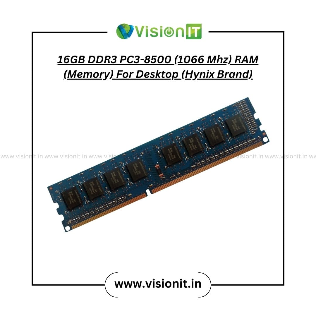 16GB DDR3 RAM for Desktop – 1066 MHz PC3-8500 Non-ECC Module