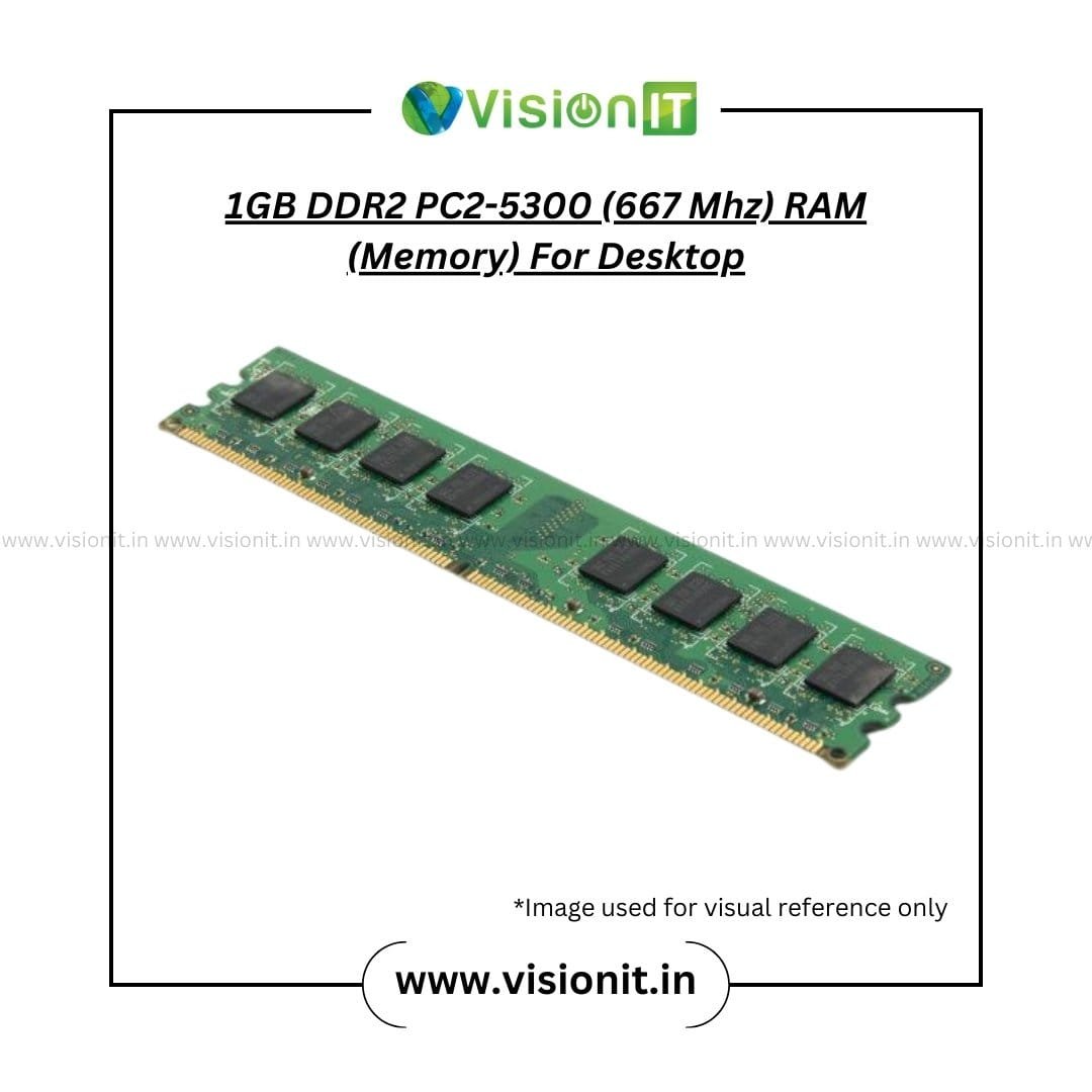 1GB DDR2 PC2-5300 667MHz RAM for Desktop Computers
