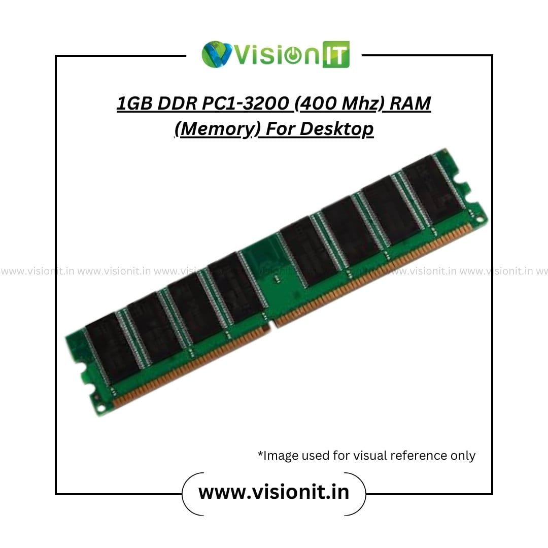 1GB DDR PC1-3200 400MHz RAM for desktop computers