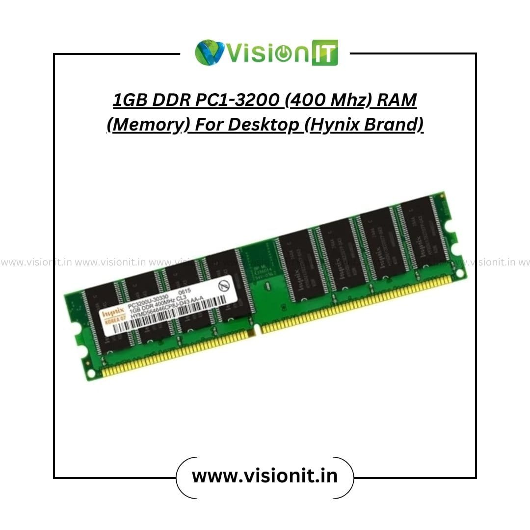 Vision IT 1GB DDR1 400MHz memory module for desktop PCs