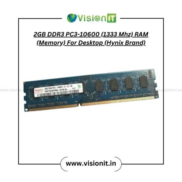 2GB DDR3 PC3-10600 (1333 Mhz) RAM (Memory) For Desktop - Image 2