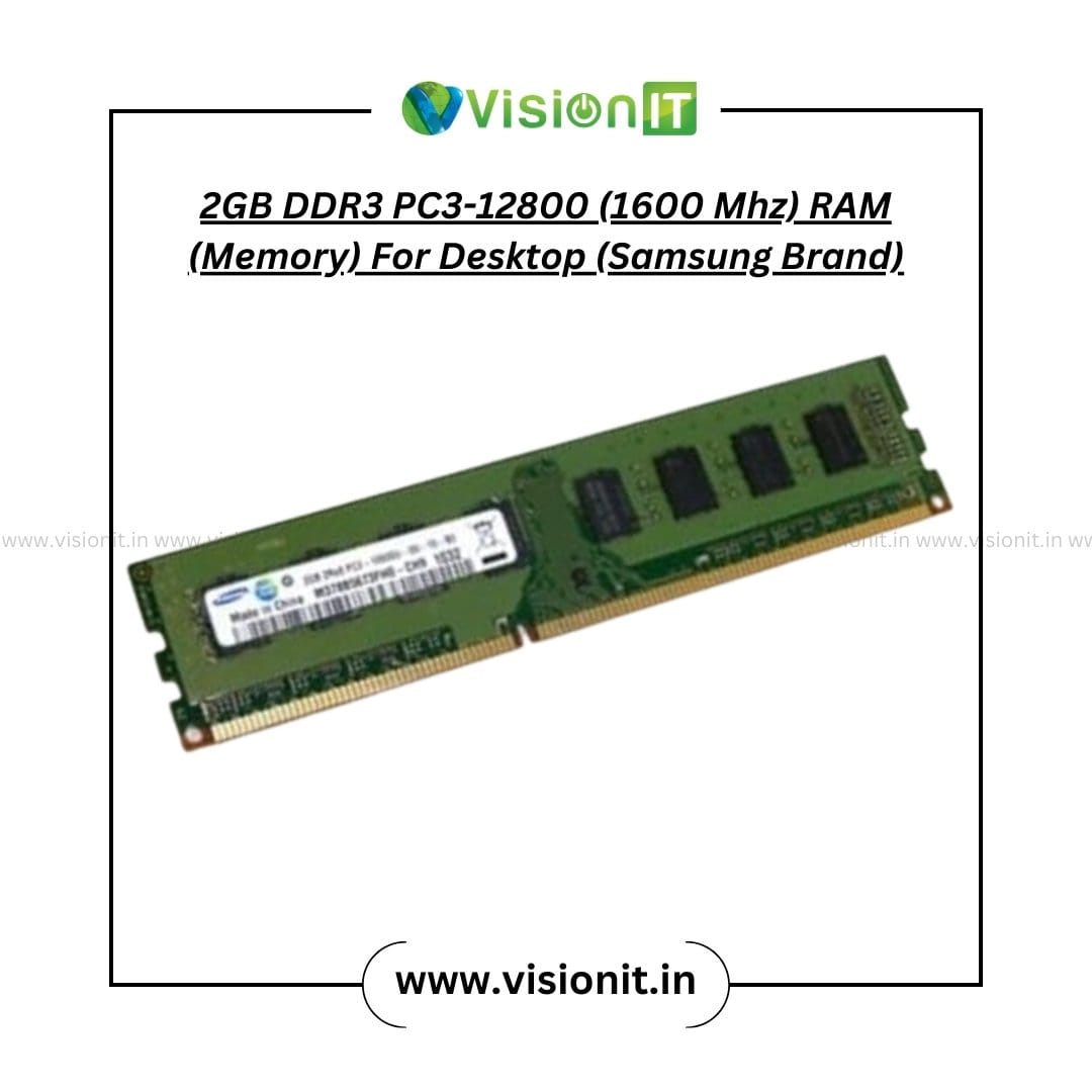 Vision IT 2GB DDR3 1600 MHz PC3-12800 Memory Module