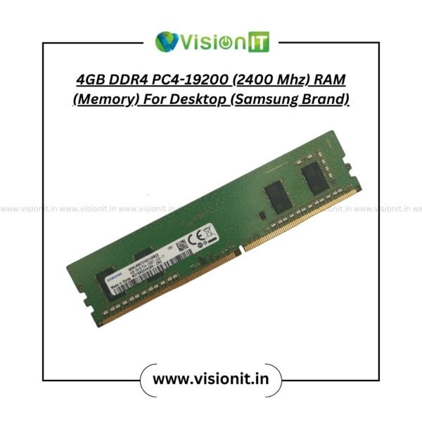4GB DDR4 PC4-19200 (2400 Mhz) RAM (Memory) For Desktop