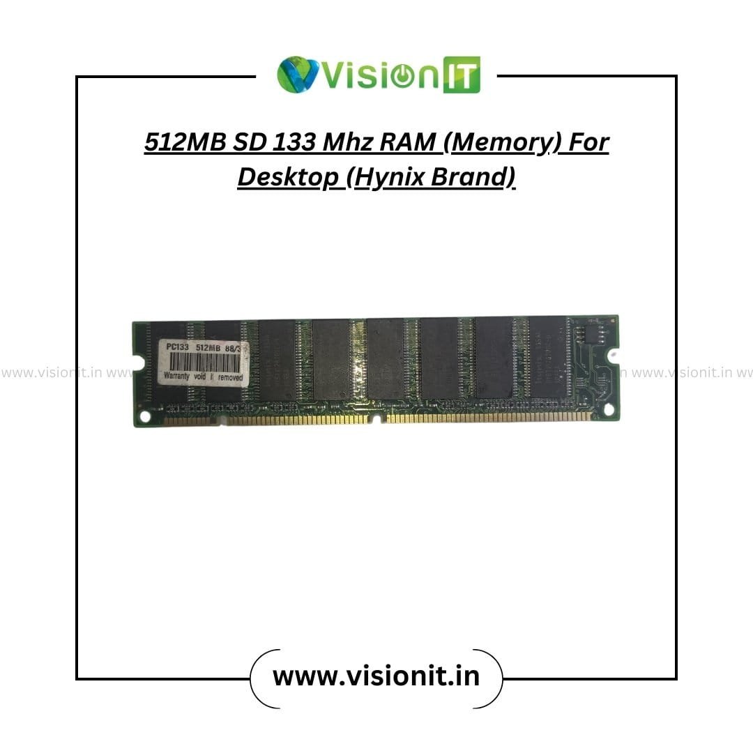 512MB 133MHz SDRAM for desktop PC memory upgrade
