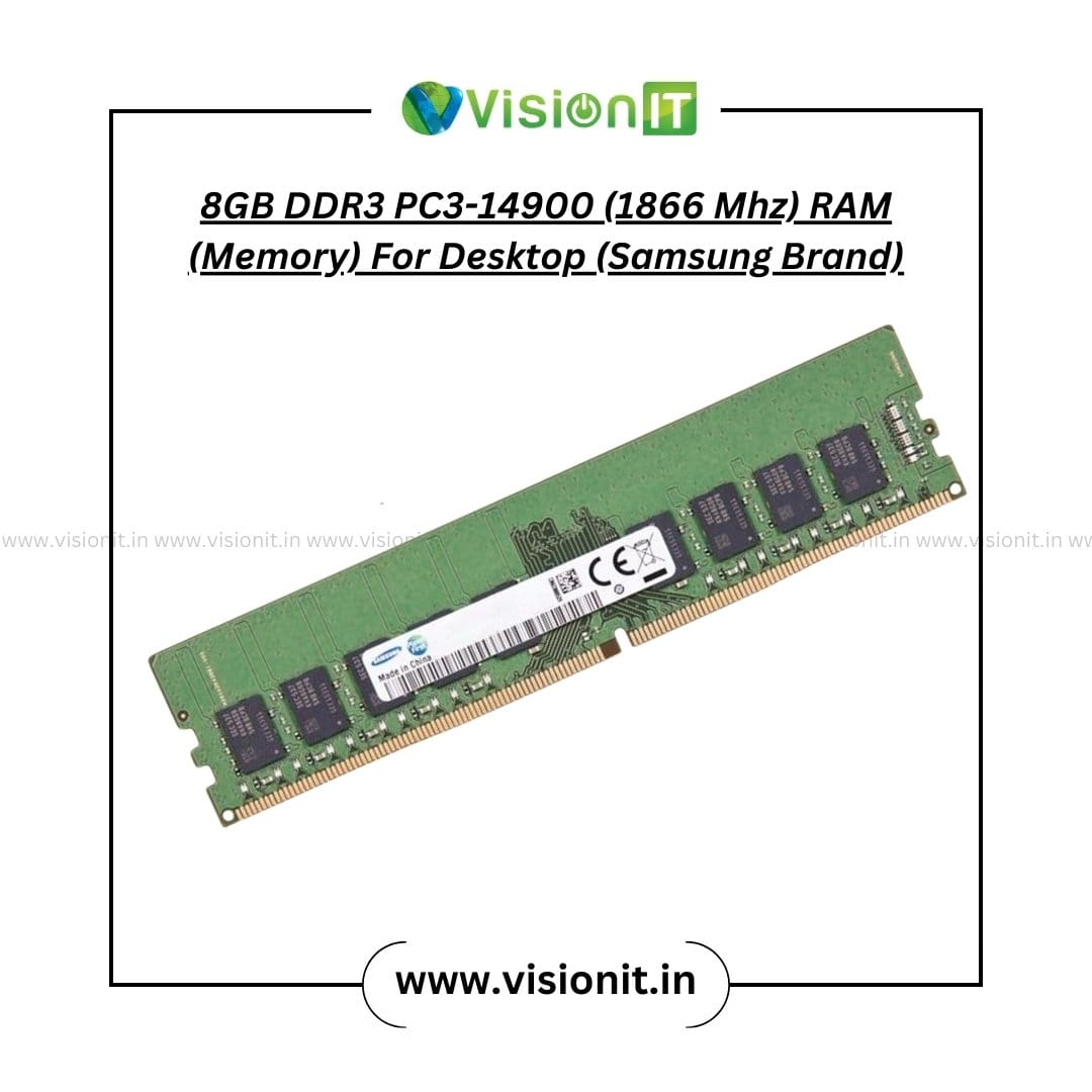8GB DDR3 RAM for Desktop with 1866 MHz speed – Boost performance for multitasking, gaming, and everyday computing
