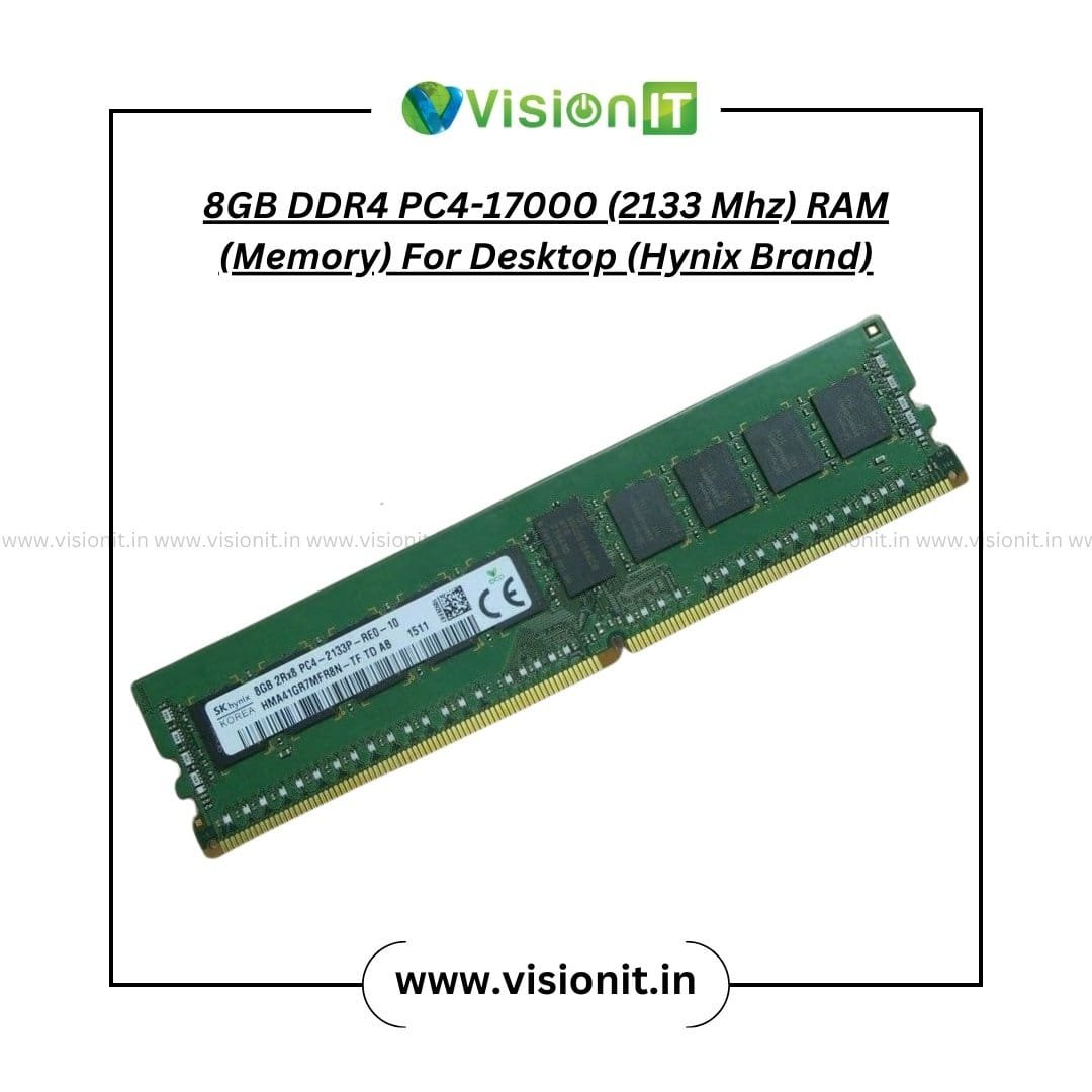 Vision IT 8GB DDR4 2133 MHz PC4-17000 Memory Module for Desktop PCs