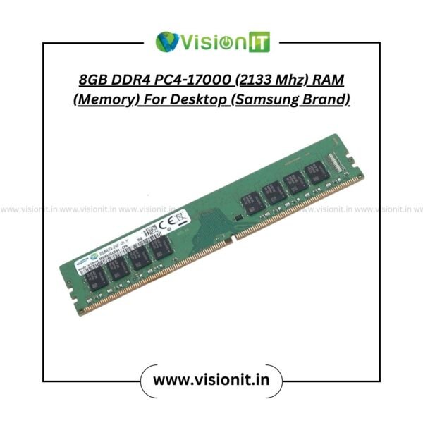 8GB DDR4 PC4-17000 (2133 Mhz) RAM (Memory) For Desktop